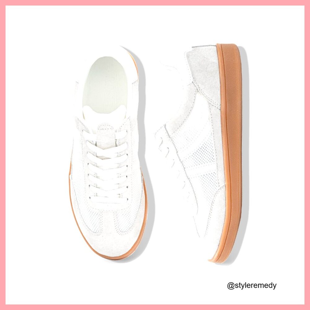 Women's Fashion Sneakers with Removable Insole, Lightweight Mesh and Suede Upper